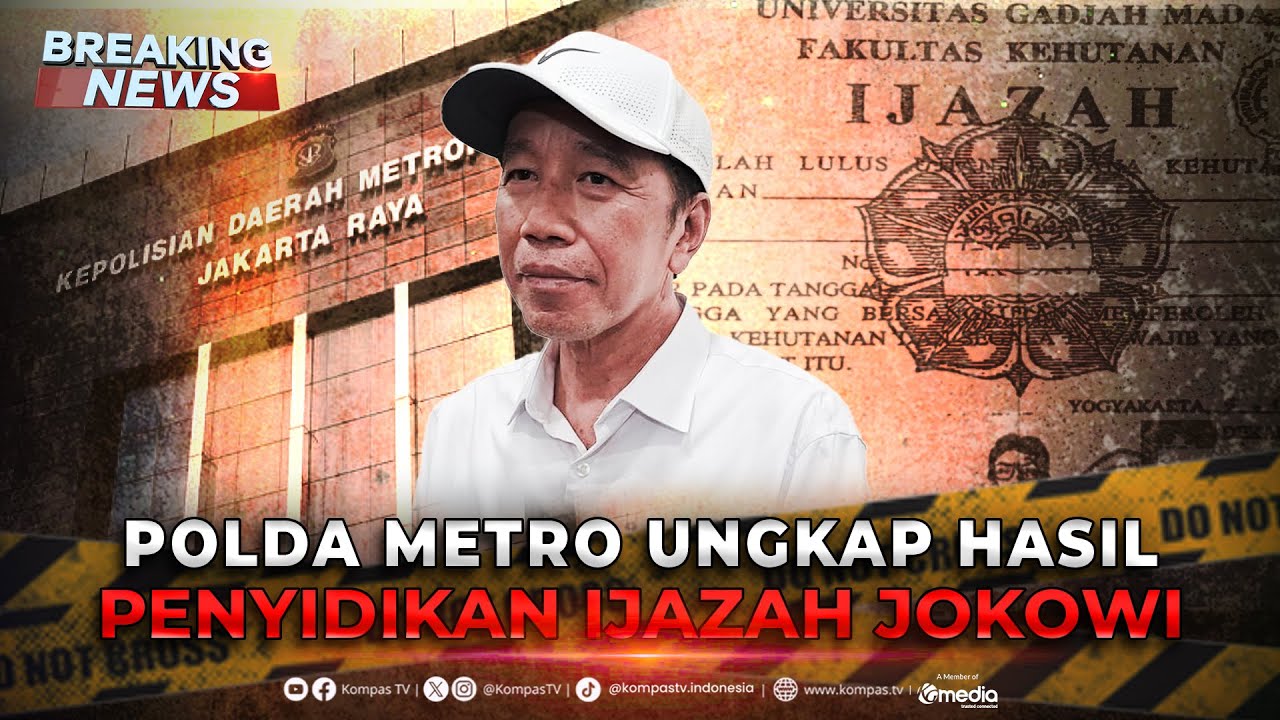 BREAKING NEWS - Polda Metro Jaya Tetapkan 8 Tersangka Kasus Ijazah Jokowi