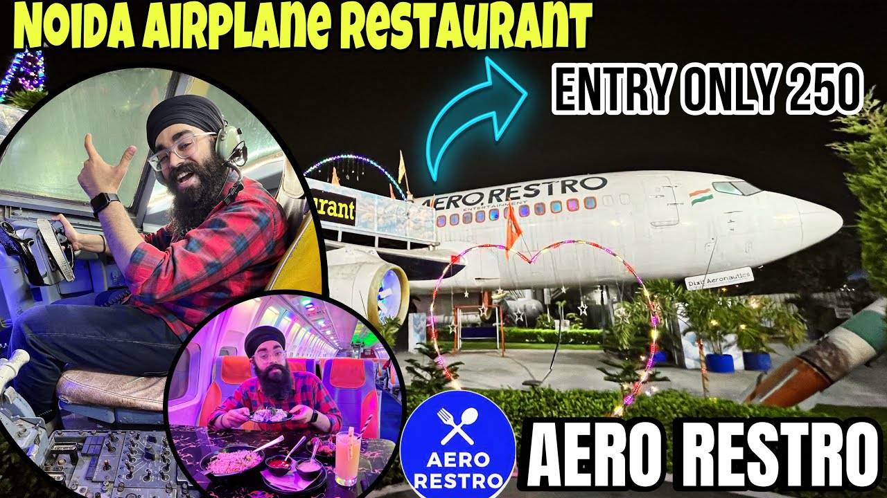 Best place for couples | Aero Restorent Noida | Flight  Restorent Entertainment  #Aerorestronoida 👍