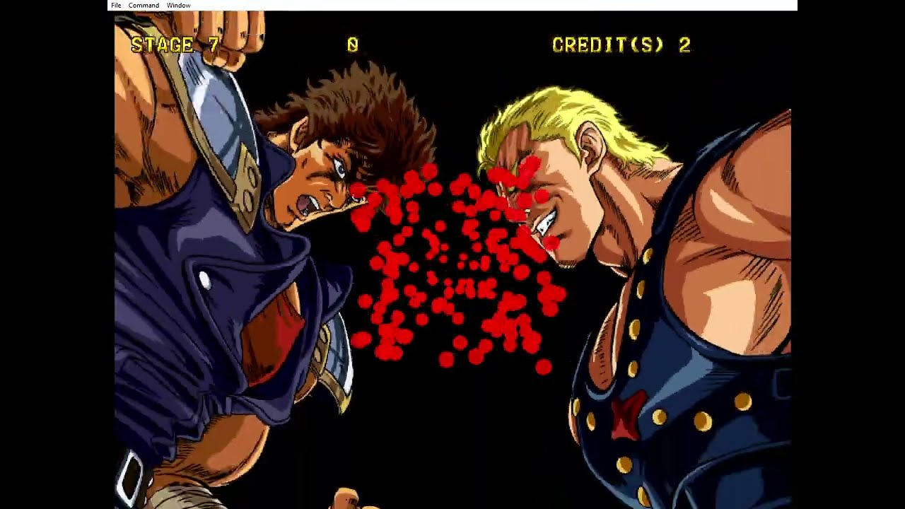 7TH!!   KENSHIRO   VS   THOUTHER    3 4 . 0 0 0  POINTS!!   RetroArch Flycast c77c3ab  2022 08 03