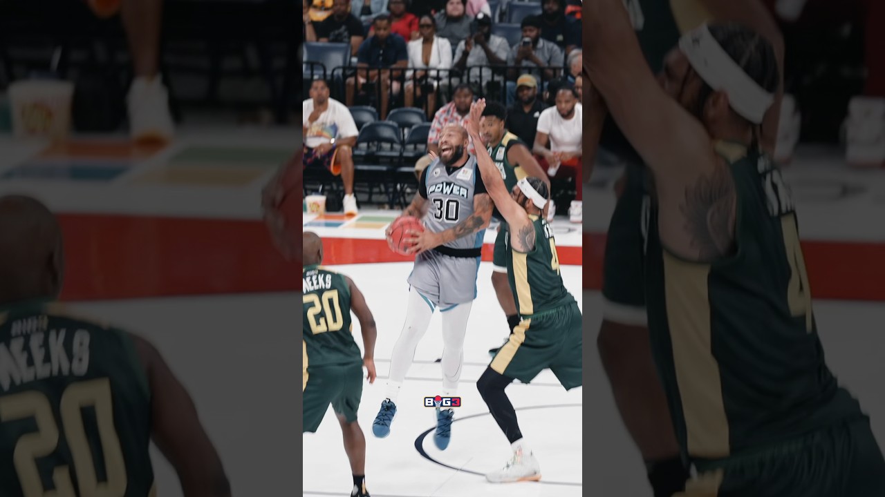 Insane layup from Royce White 🤯🔥 #big3 #highlights #shorts