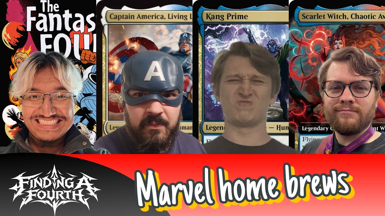 Marvel Home Brews! |Captain America v Scarlet Witch v Kang v Fantastic Four | EDH | EP 61
