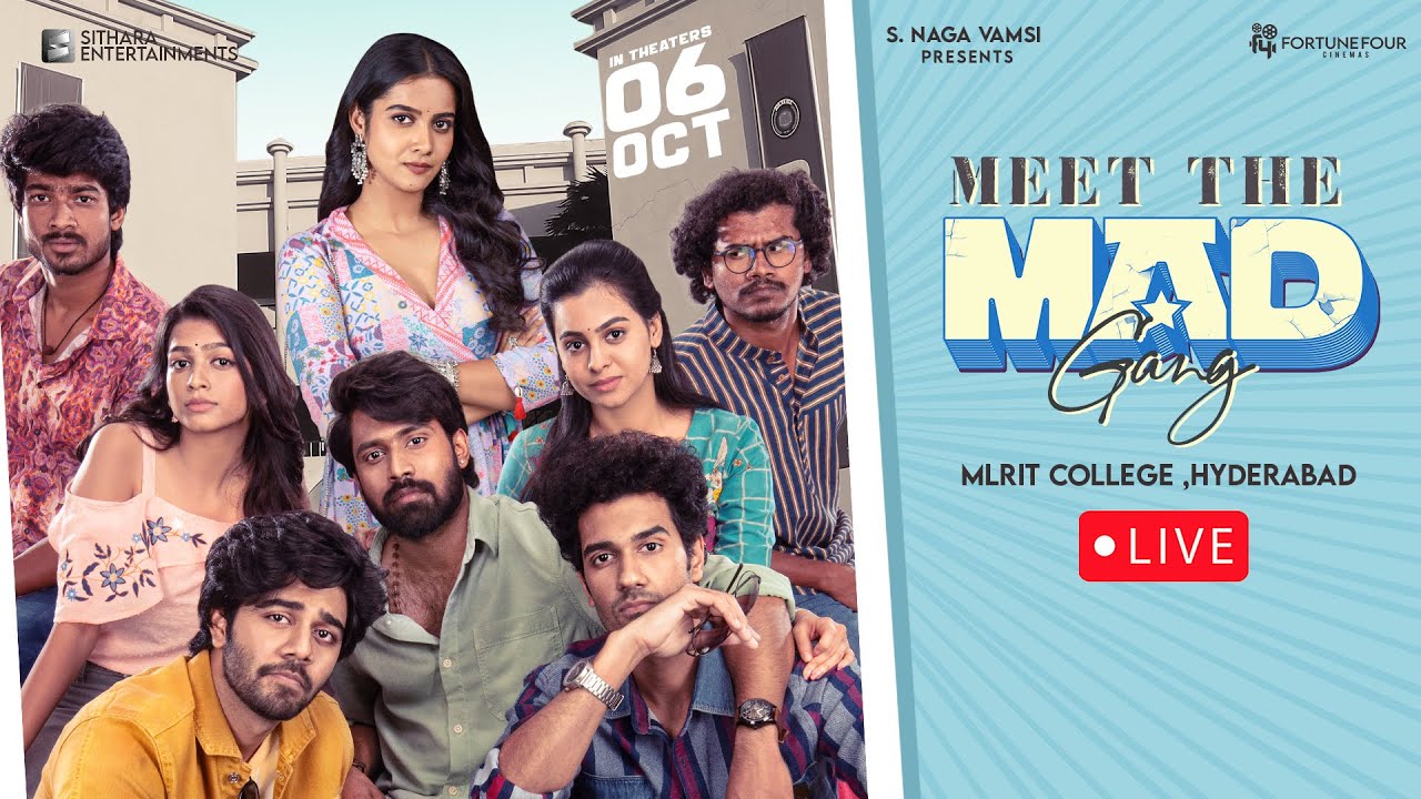 Meet the #MAD Gang LIVE @ MLRIT College | #MADtheMovie | Kalyan Shankar | Bheems Ceciroleo
