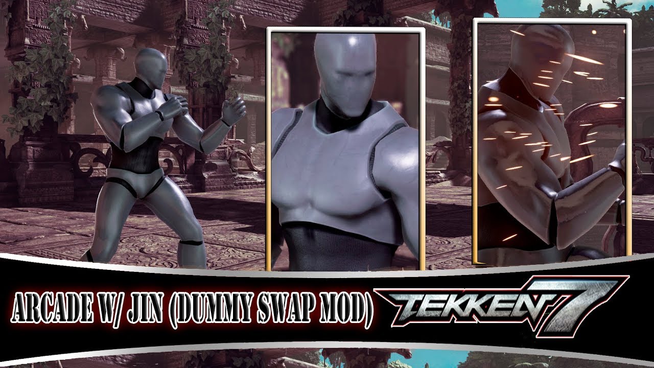 « TEKKEN 7 MOD » ARCADE W/ JIN (DUMMY SWAP MOD by Natsu-Ken)