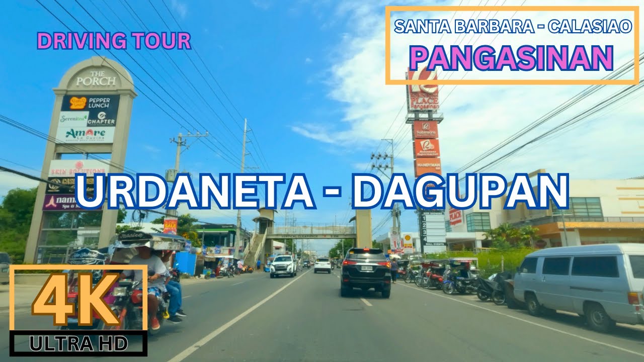 [4K] Urdaneta - Dagupan City Drive - Day Tour - Amazing View