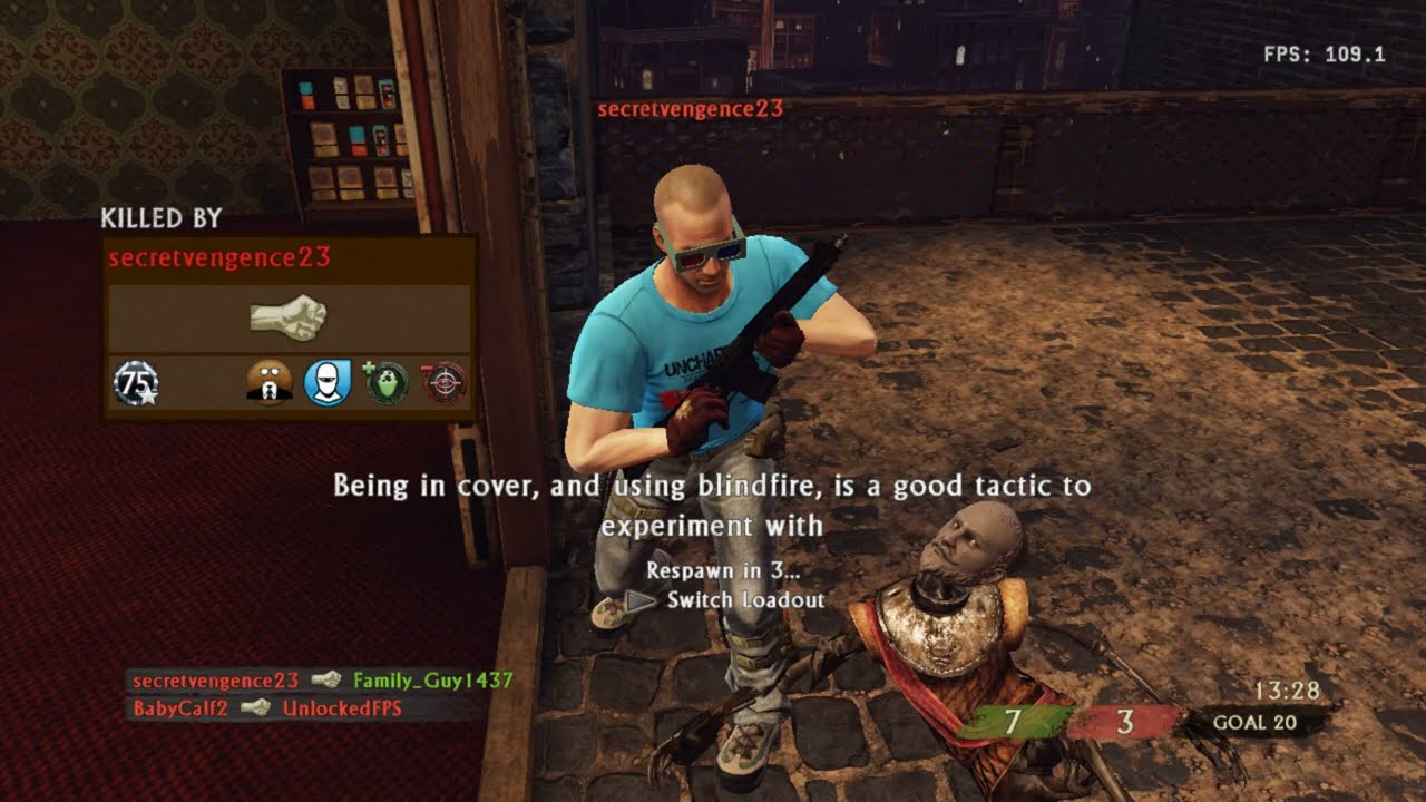 Uncharted 3 Multiplayer - 5 Players Longplay
