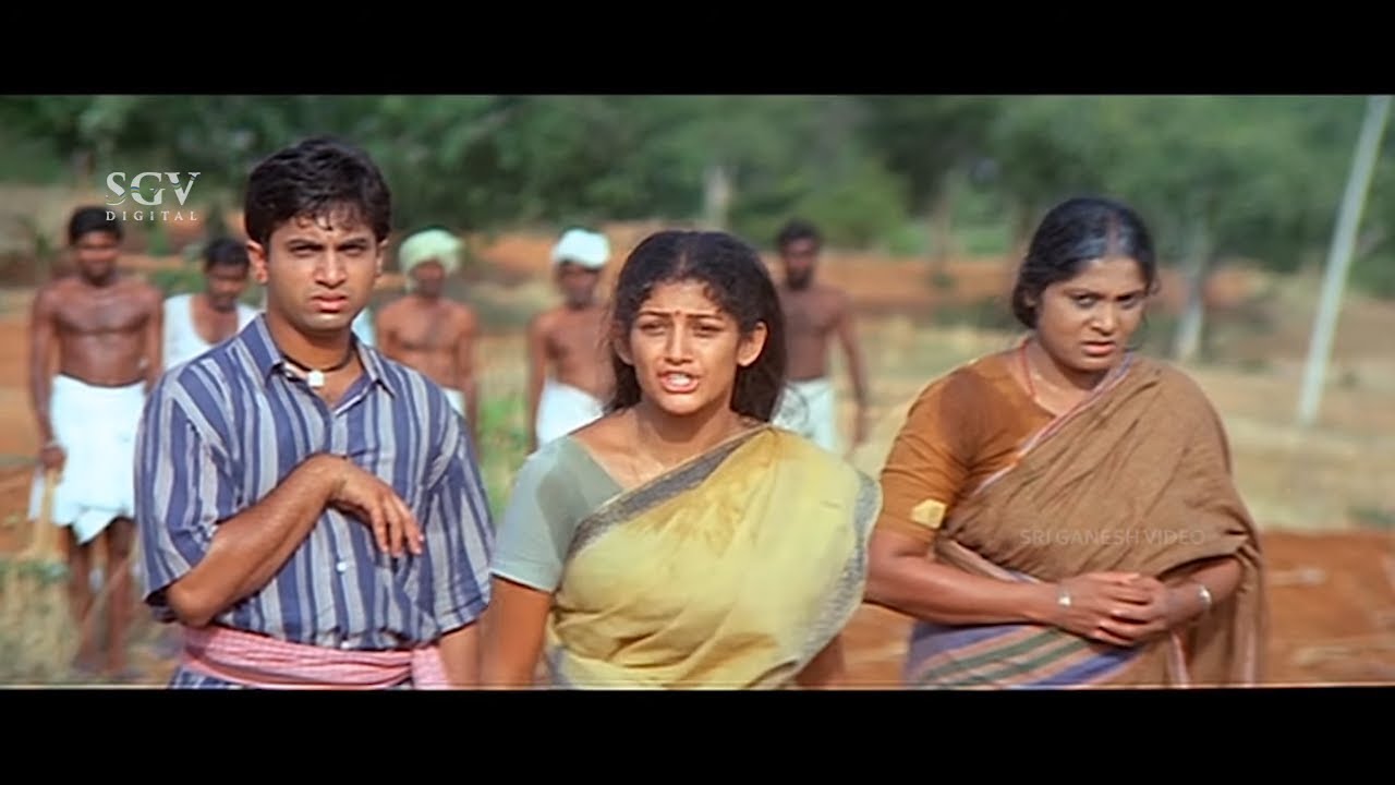 Dharma and Rajesh Plan to Seize Radhika's Land | Mane Magalu Kannada Movie Scenes | Vishal