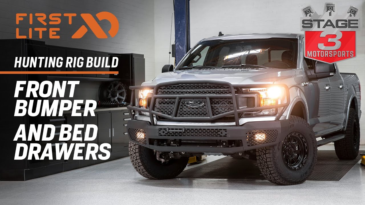 2020 F-150 First Lite Hunting Truck Build: Ranch Hand Bumper & Decked Drawers