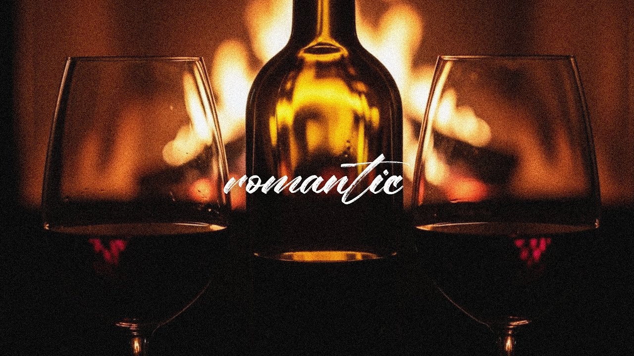Romantic Music 💞Crackling Fireplace & Sensual Music for Intimacy Playlist | Wine and Chill Music Mix