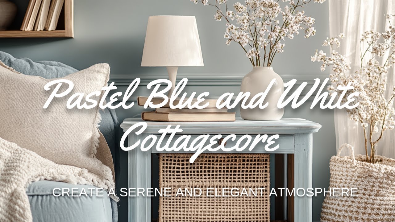 💙🤍 Pastel Blue & White D&eacute;cor Ideas : Transform Your Home with a Modern Country Cottage Look