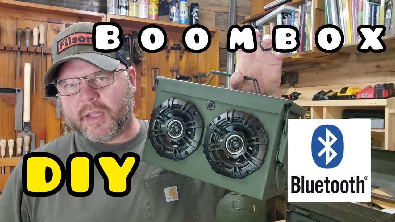 DIY Bluetooth Ammo Can Boombox Overview And Review.
