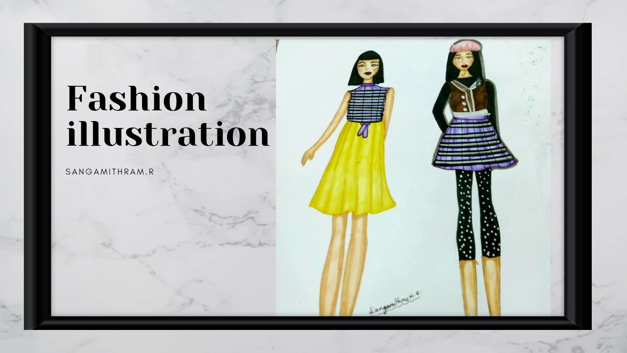 Fashion illustration | Sangamithra M.R.