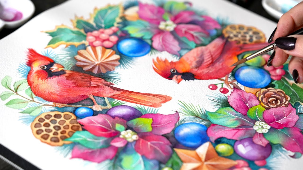 10 Must-Try Christmas Watercolor Pigments