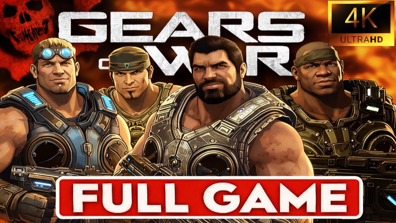 Gears of War 3: 4 Players Co op Split Screen Full Game