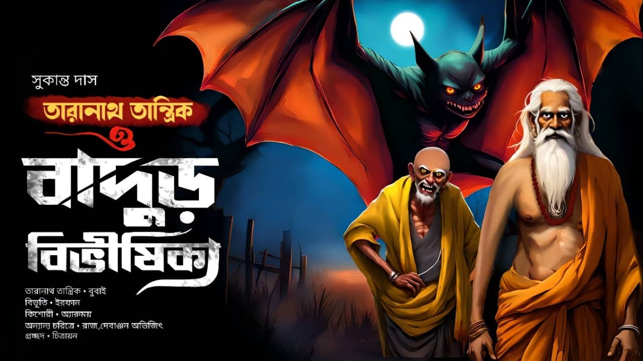 তারানাথ তান্ত্রিক ও বাদুর বিভীষিকা |একটি গ্রাম বাংলার গল্প | সুকান্ত দাস |@bhootkuthir
