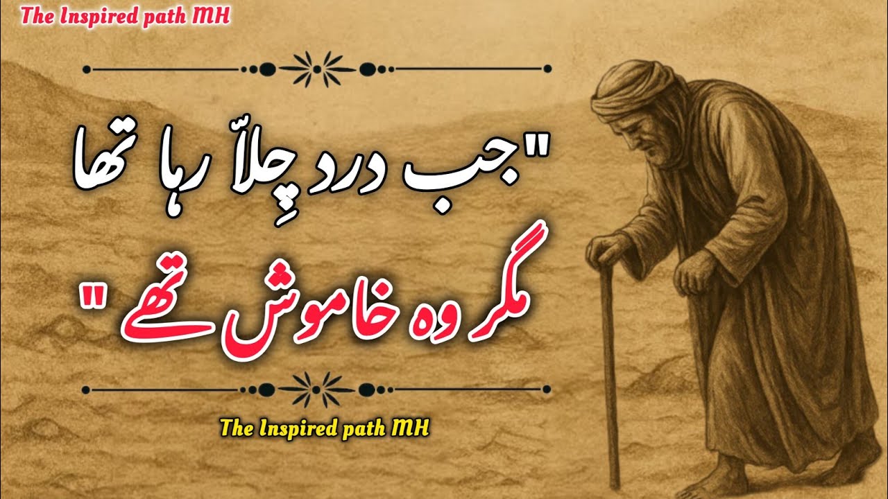 Jab Dard Chilla Raha Tha Magar Wo Khamosh Thy | Heart-Touching Islamic Story | Sabr-e-Muhammad