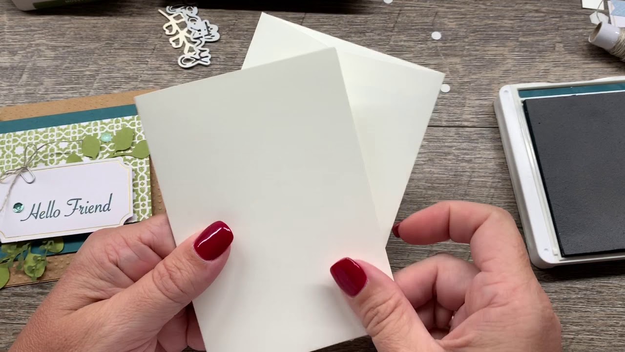 Simple Pouch of Cards Tutorial featuring July 2019 Paper Pumpkin Kit
