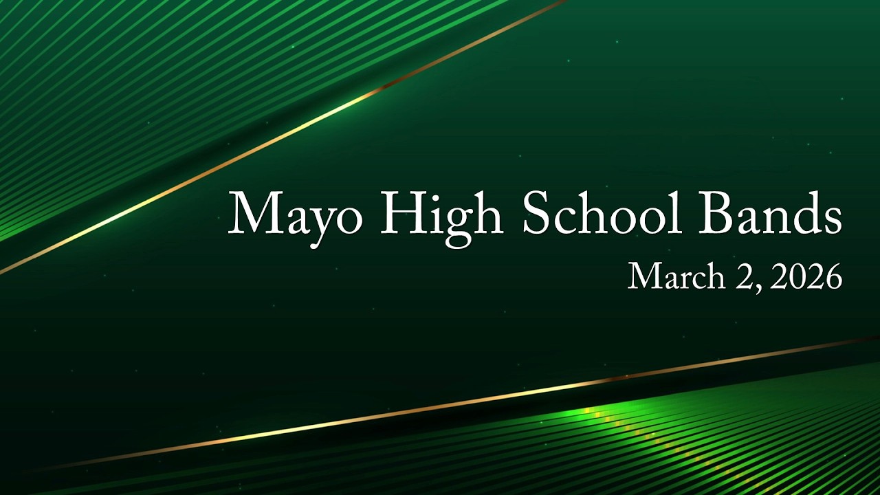 2026 0302 Mayo Bands March Concert