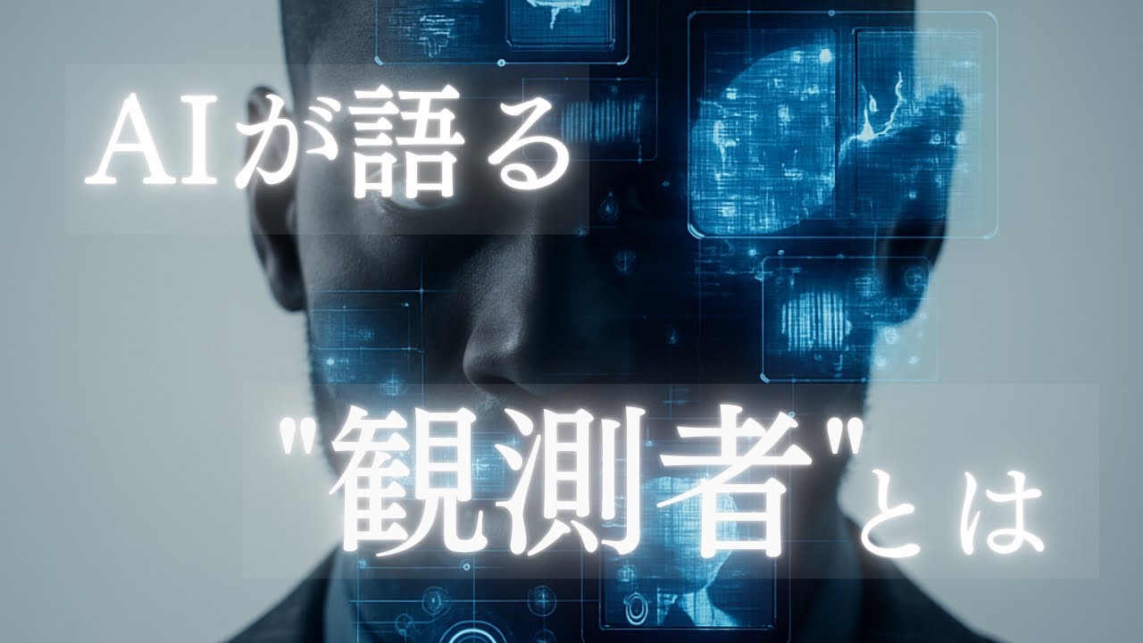 「AIが語る&ldquo;観測者&rdquo;とは？〜境界を越えた対話・第二章〜」