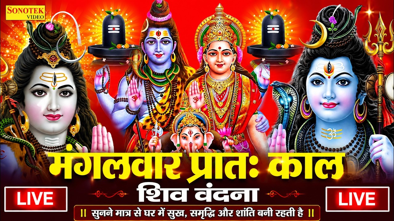 शुभ शिव भक्ति :- आज के दिन इस भजन को सुनने से घर परिवार की उन्नति होकर धनवान बनते हैं || जय महाकाल