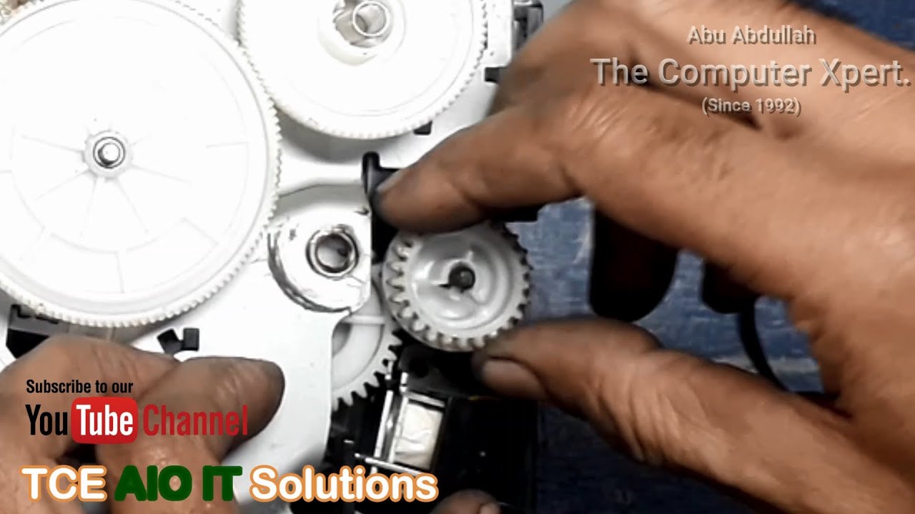 HP LaserJet P1505 || continuous Paper Pick || #hp #printer #repair #canon #toner #refill