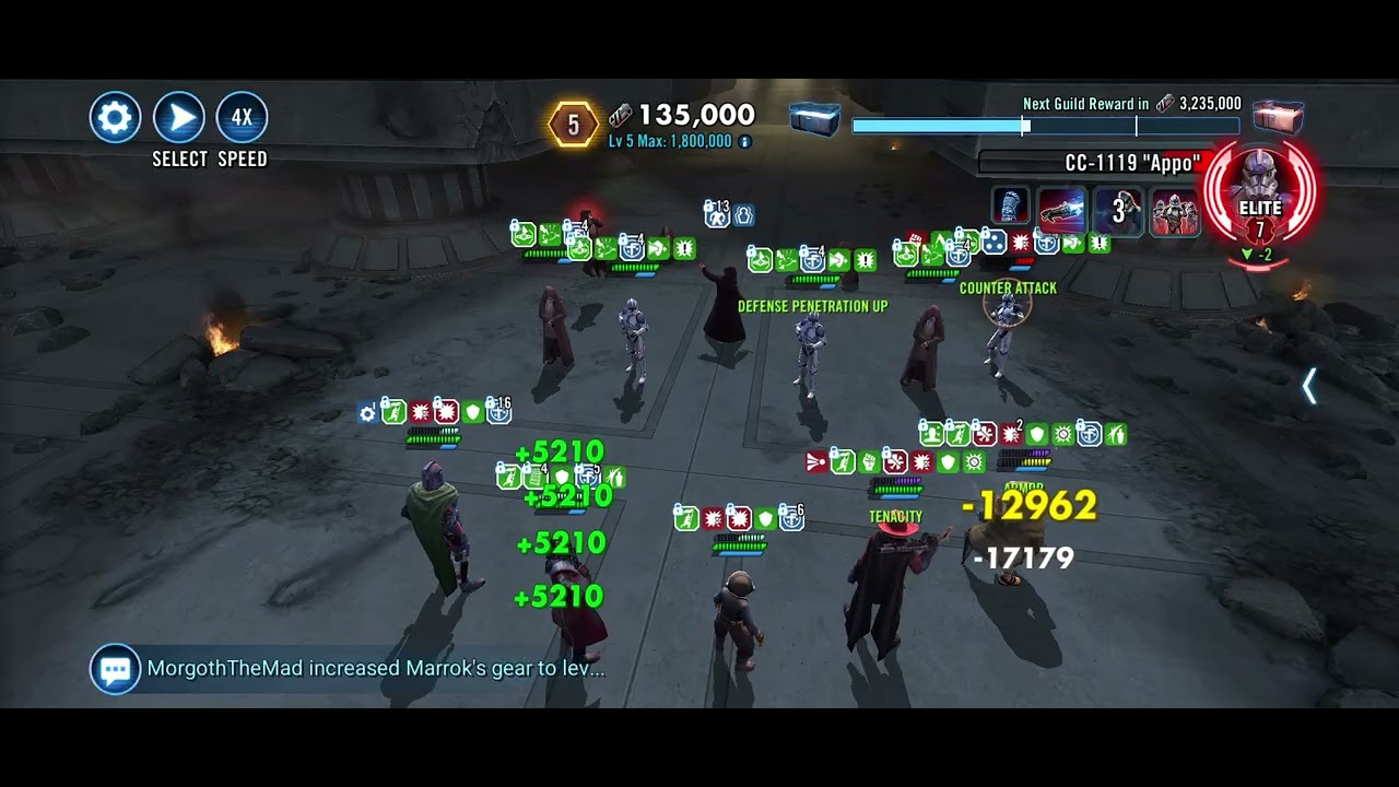 SWGOH Order 66 Raid - Maz Kanata Pirates - R7 Max Score