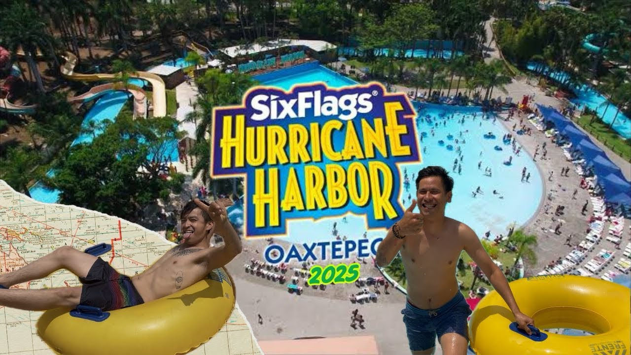 Vistamos SIX FLAGS OAXTEPEC 2025🛟🏝️¿El mejor parque acuático de México? 😱❌