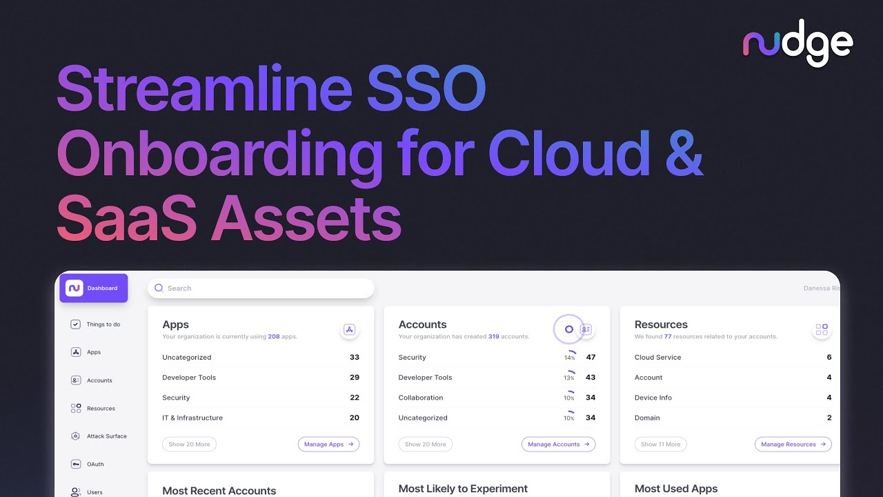 Streamline SSO Onboarding for Cloud and SaaS Assets - Product Overview