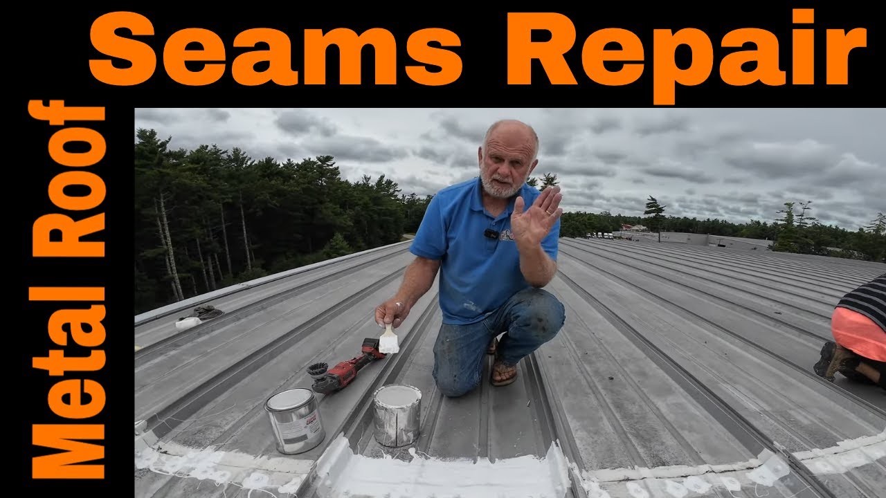 Metal Roof Seam Leak Repair - DIY fast, easy and permanently