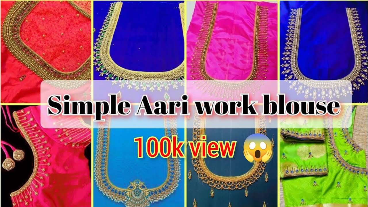 New Aari work Bridal Blouse Designs | Maggam Work Blouse Design | bridal Aari work blouse designs💯
