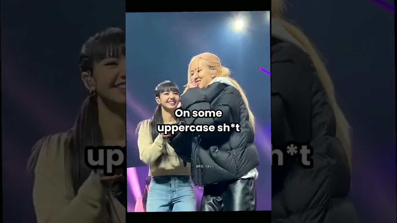 Jennie and Ros&eacute;'s rap in typa girl #shorts #blackpink #kpop