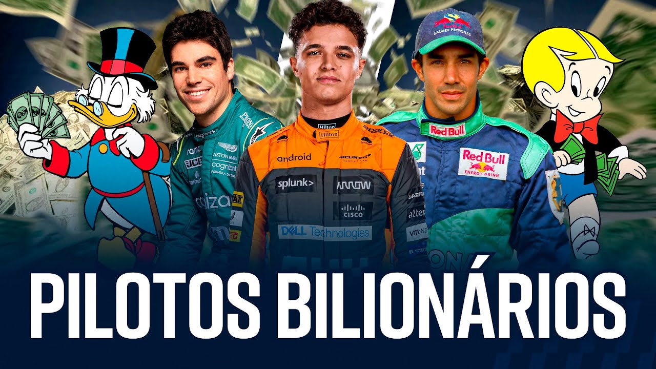 Os Famosos Pilotos de Fórmula 1 Que Já Eram Ricos #bilionários #f1 #racing #automobilismo