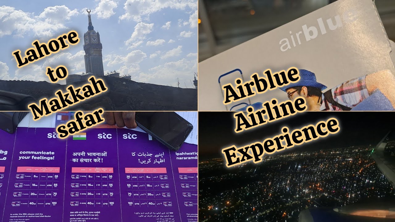 Lahore to Makkah ka safar || Airblue Airline Experience