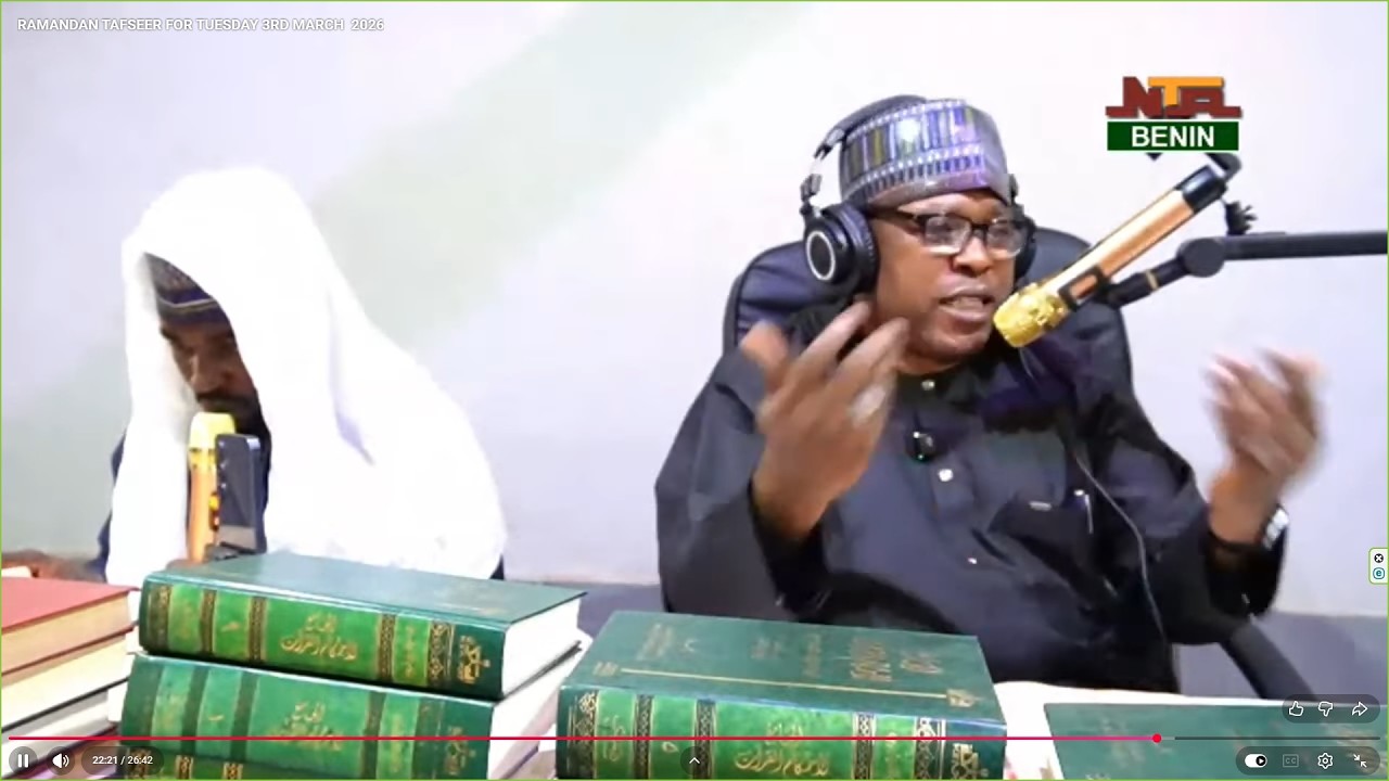 RAMANDAN TAFSEER FOR TUESDAY 3RD MARCH  2026