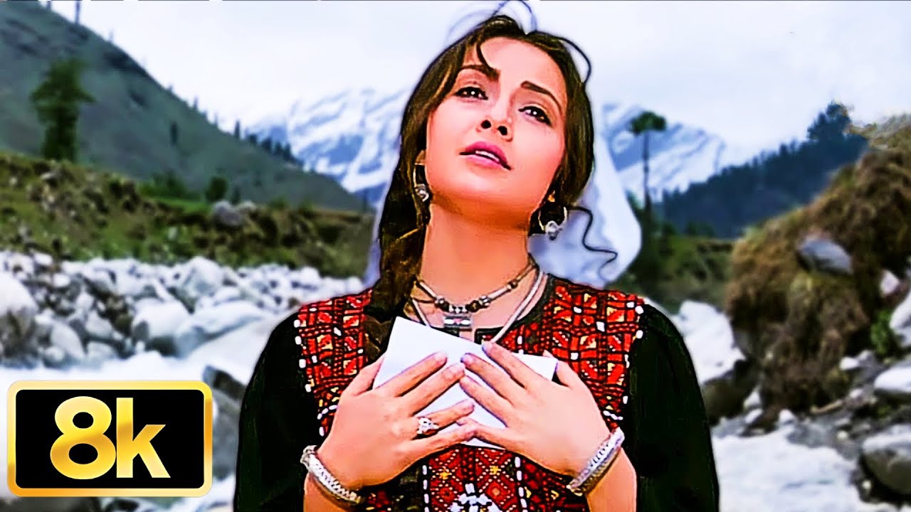 Chitthiye Ni Dard 💔 8K Video Song | चिठिए नी दर्द | Lata Mangeshkar | Rishi Kapoor | Heena (1991)