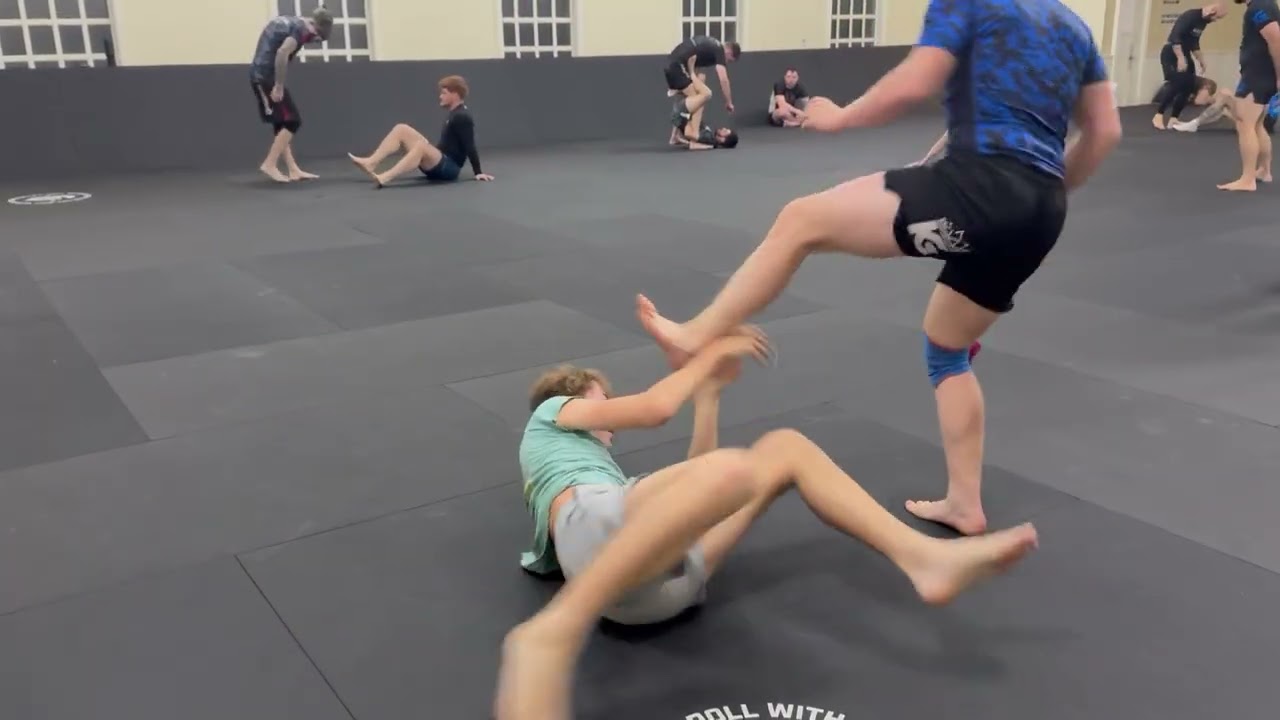 Seated Guard to Single Leg Straight Ankle Take Down - Kingdom Grappling Durant, OK