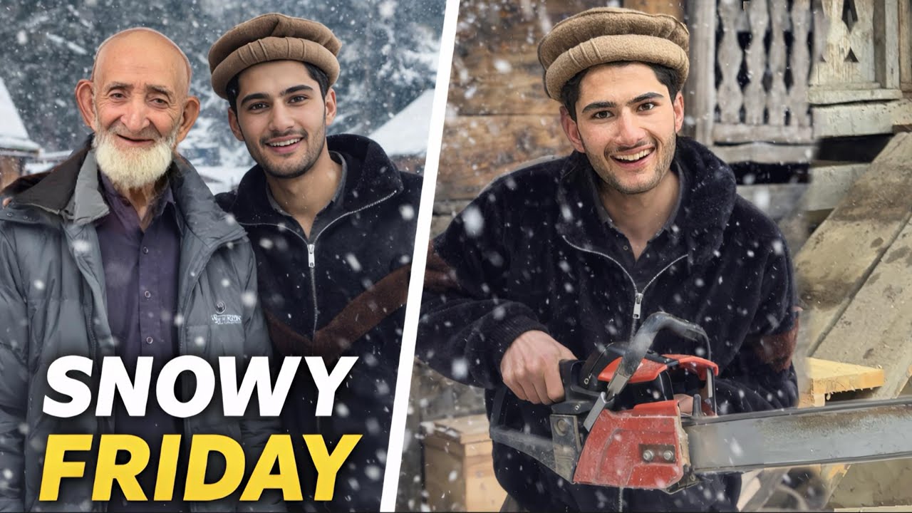 Friday Life in Neelum Valley ❄️ | Village Routine, Family Time & Snowfall Vlog 😍