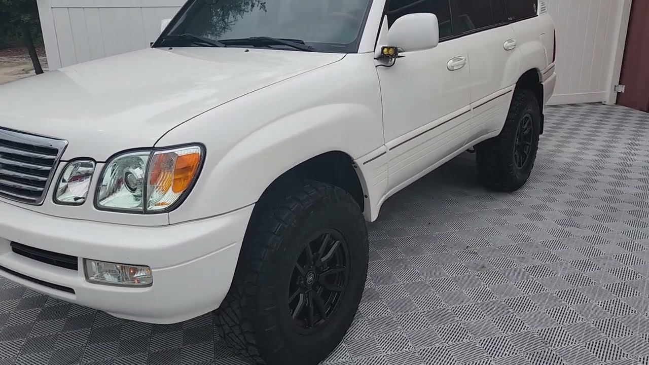 2006 Lexus LX470 Crystal White Lifted Super Clean Many Mods Off Road Beast @AutoWorldConway