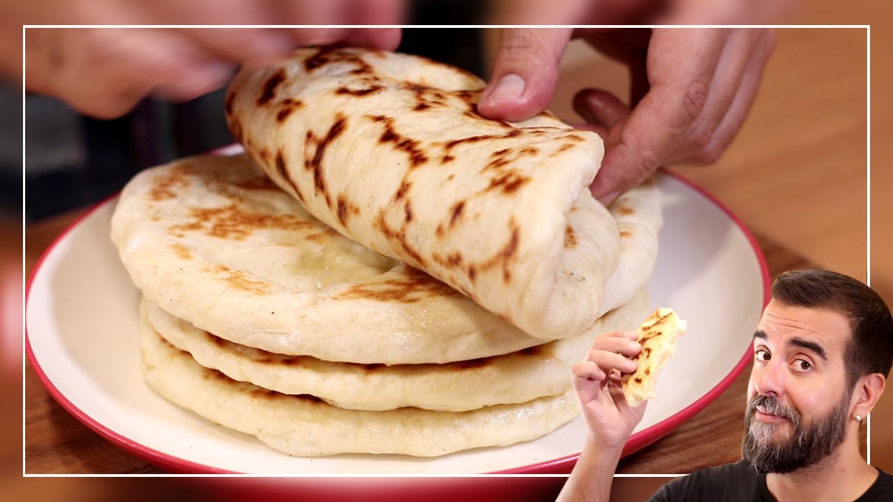Pan PLANO TURCO BAZLAMA | Pan en SARTÉN SIN HORNO Fácil y Delicioso