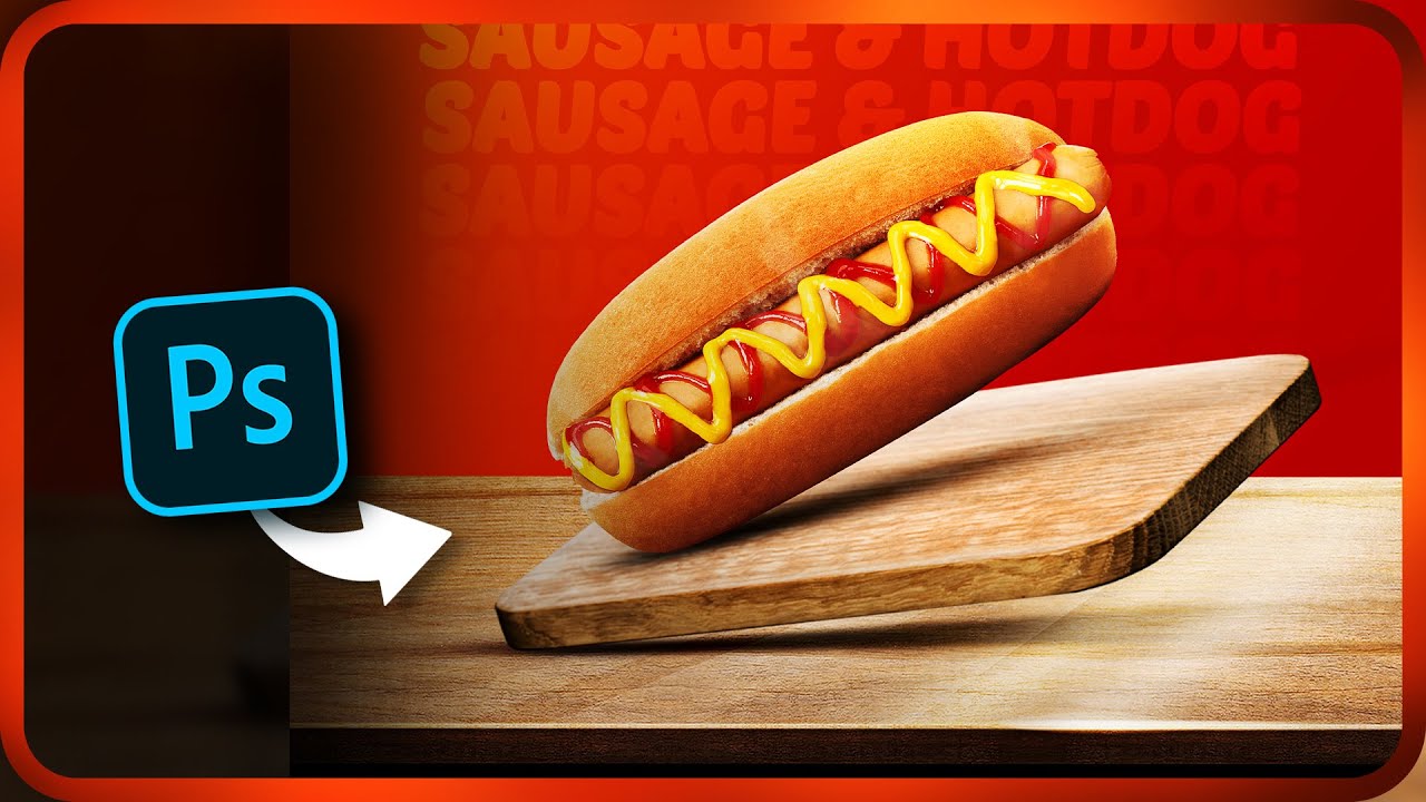 Hotdog Post Design | Photoshop