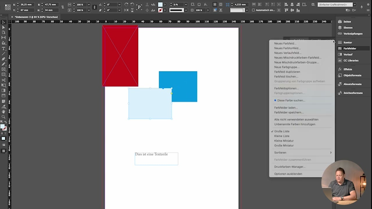 Sonderfarben im Indesign anlegen