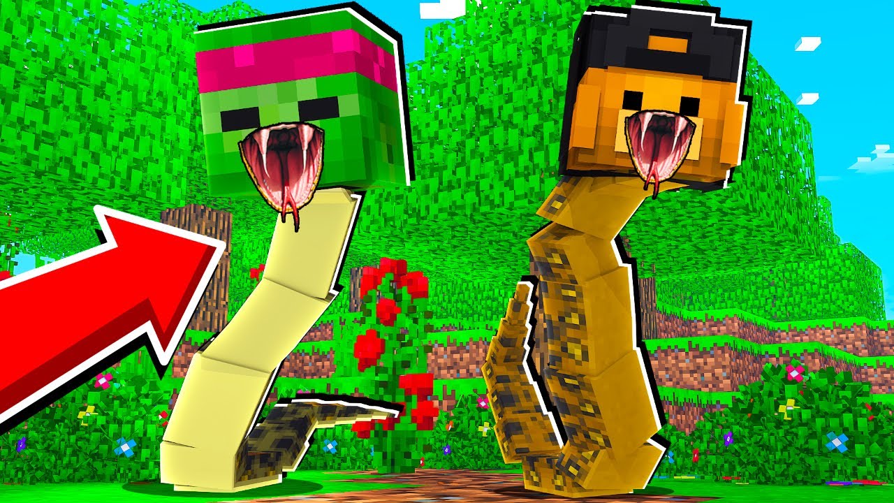 DIABOLOFEAT35 DEVIENT UN SERPENT SUR MINECRAFT ! 🐍 Transformation définitive... ?
