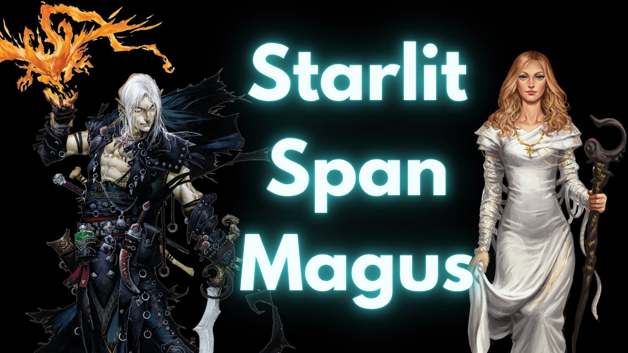 The Starlit Span Magus at Level 1 in Pathfinder 2e