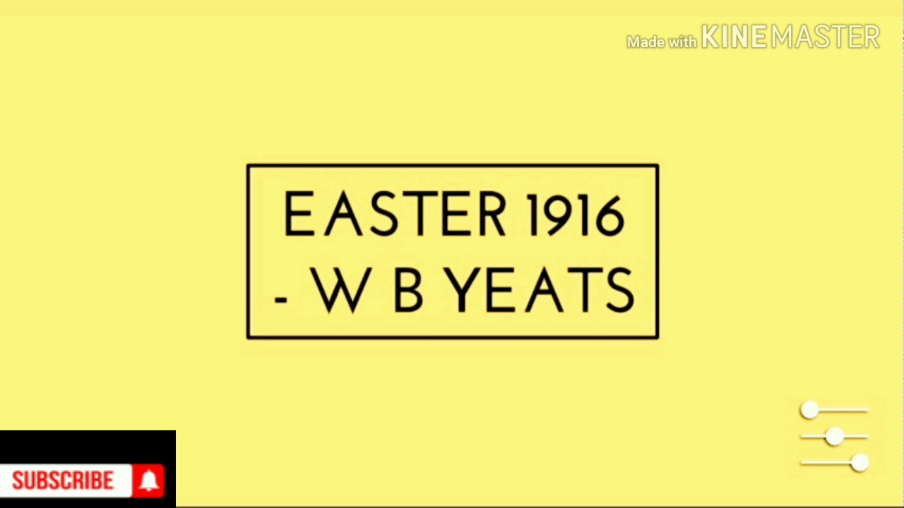 Fourth Sem - Blossoms - Easter 1916 - Malayalam translation