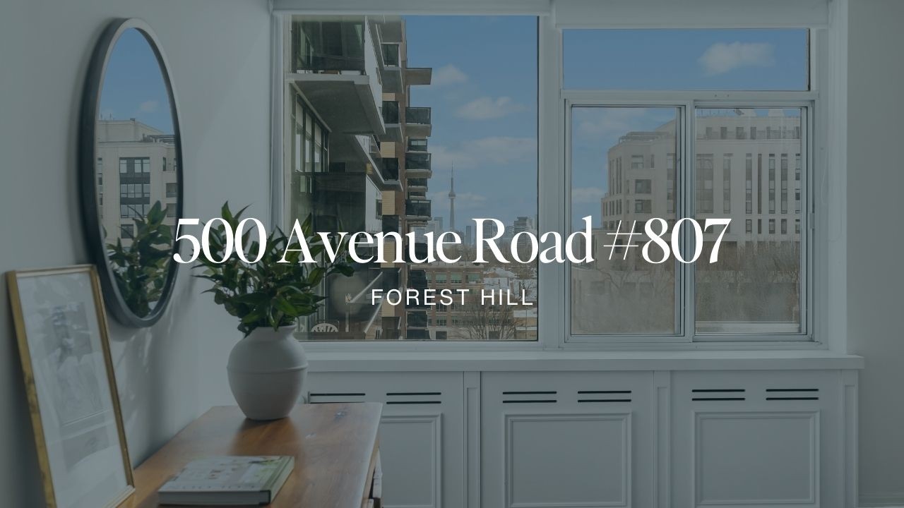 Роскошный угловой люкс с видом на телебашню CN Tower | 500 Avenue Road, № 807