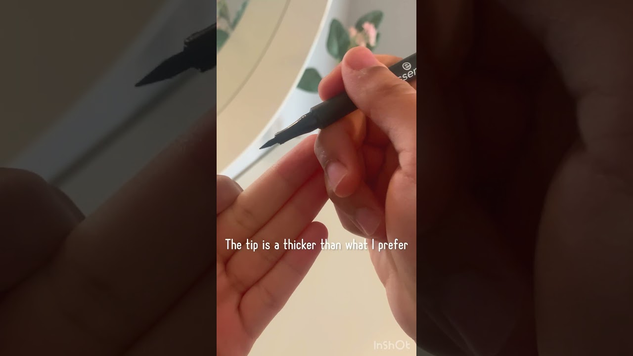 Essence ink liner review #kpop #beauty #2024 #aesthetic #afforable #liner #makeup #heya
