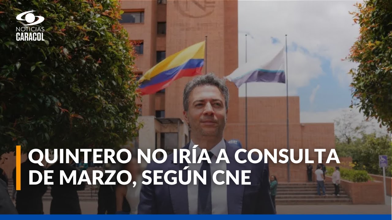 Si Daniel Quintero renuncia a consulta, no podr&aacute; aspirar por esa corporaci&oacute;n: magistrado de CNE