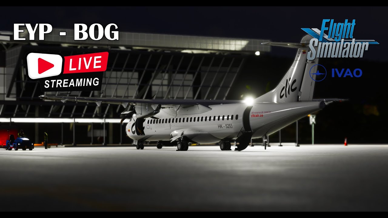 🔴 LIVE | Yopal to Bogotá | SKYP to SKBO | AVR4854 | IVAO | MSFS2020 🔴