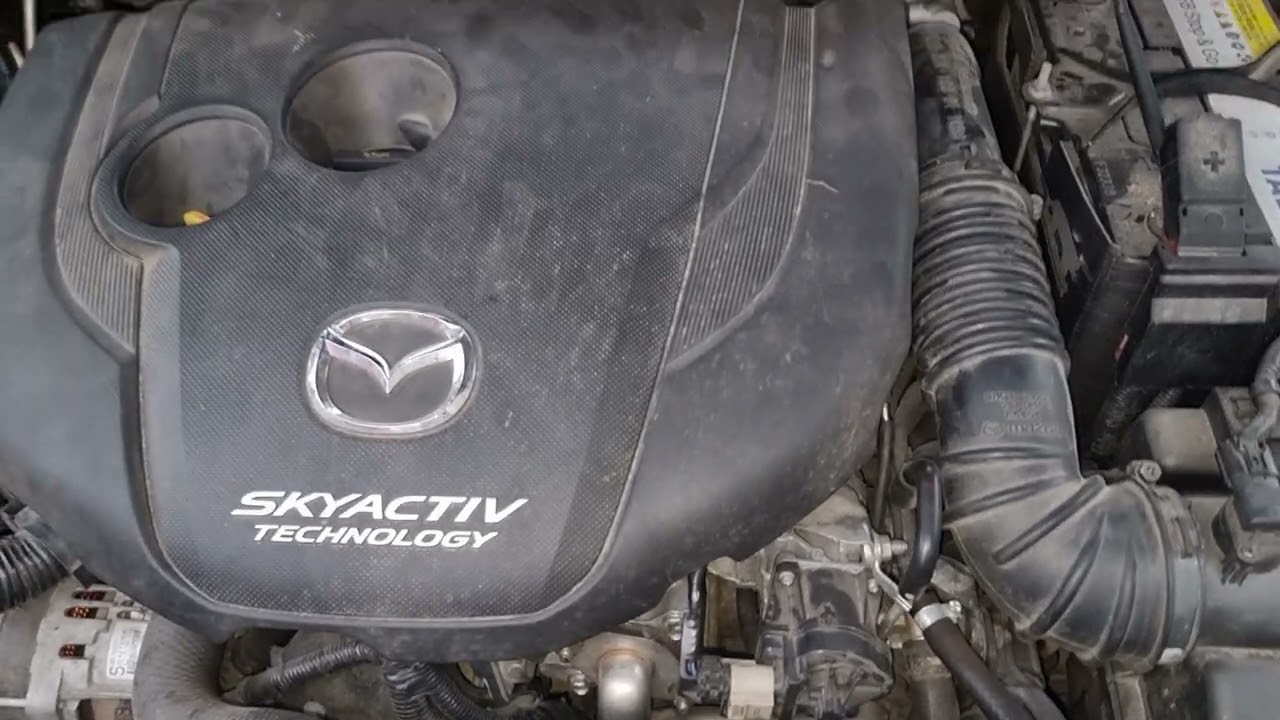 mazda 2.2 skyactiv engine vibrating white smoke from exhaust Solved
