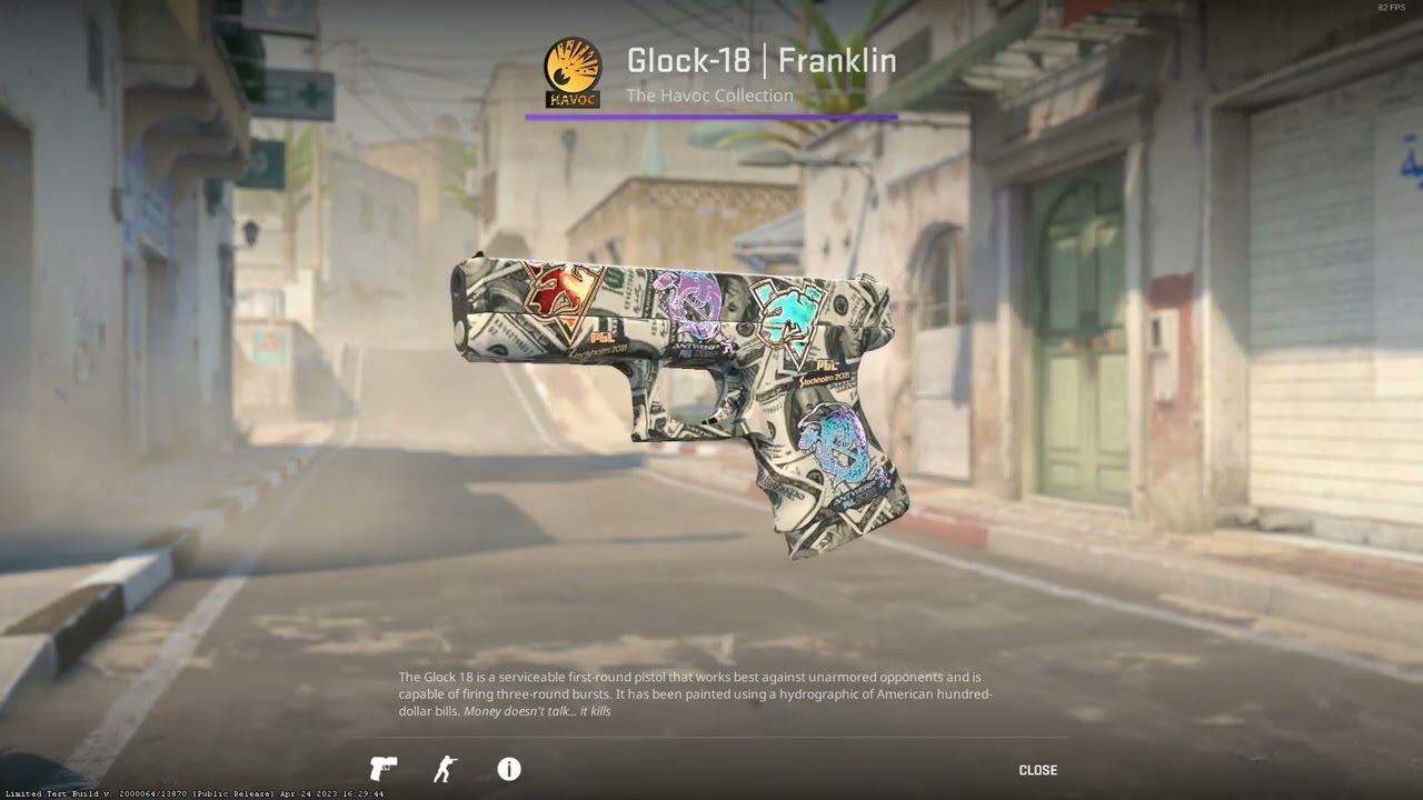 CS2 Glock-18 Franklin Virtus Pro + Outsiders Holo craft