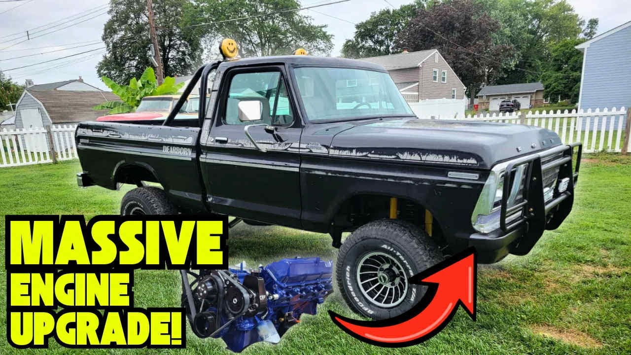 Как заменить двигатель 460 на грузовике Ford 4x4 1970-х годов
